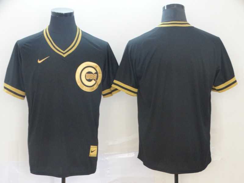 Cubs Blank Black Gold Nike Cooperstown Collection Legend V Neck Jersey (1),We sell and wholesale Cubs Blank Black Gold Nike Cooperstown Collection Legend V Neck Jersey (1) on line form chian!
